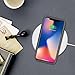 DAUPIN for iPhone Xs Case iPhone X Clear Case Protective Heavy Duty TPU Shatterproof Bumper Edges Crystal Clear Hard PC Back Cover for Apple iPhone Xs/X Black+Clear