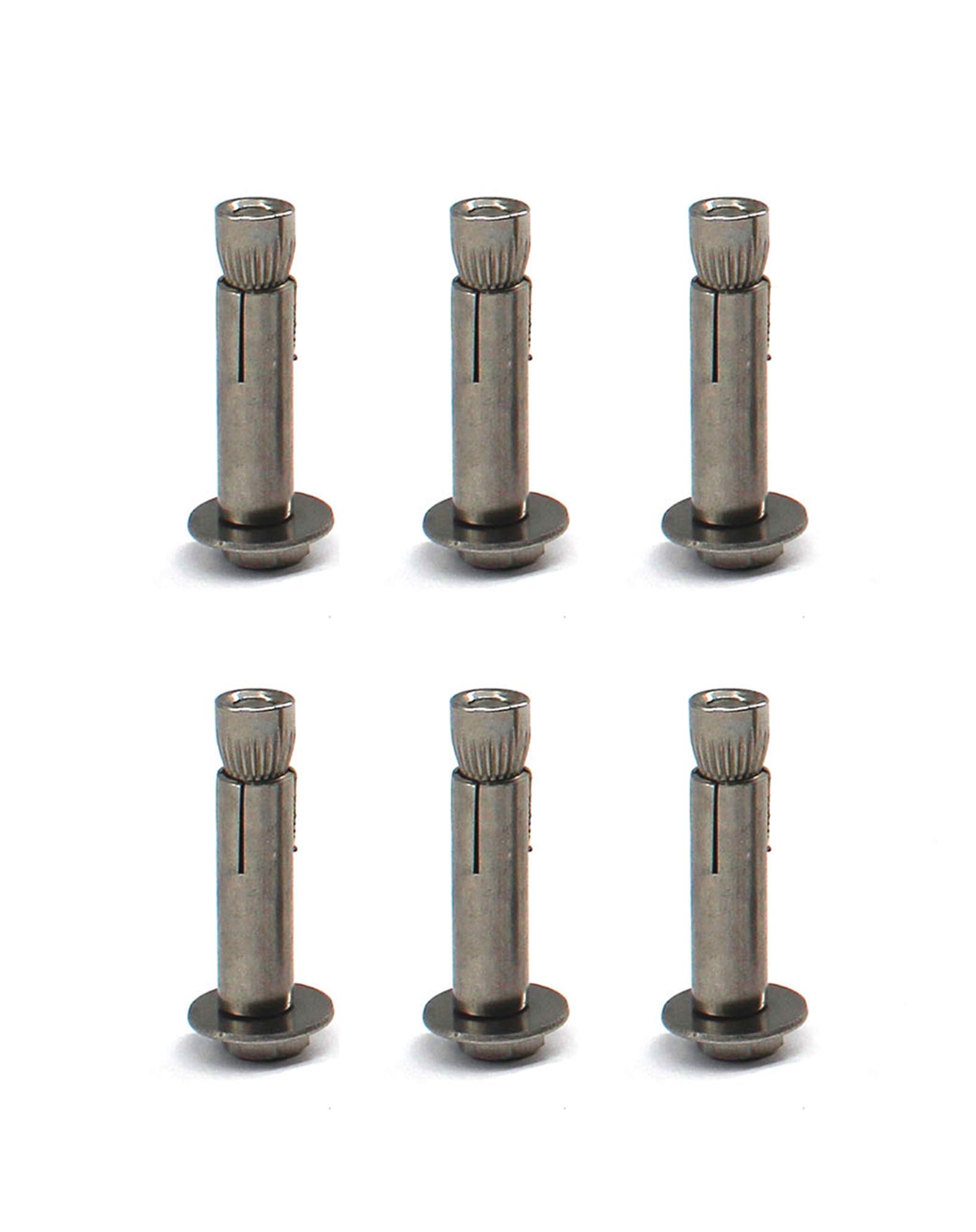 6 pcs of M8*65 Fine processed 304 stainless steel Sleeve Anchor bolt with hex head