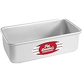Fat Daddio's BP-5644 Anodized Aluminum Bread Loaf Pan, 10 x 5 x 3 Inch