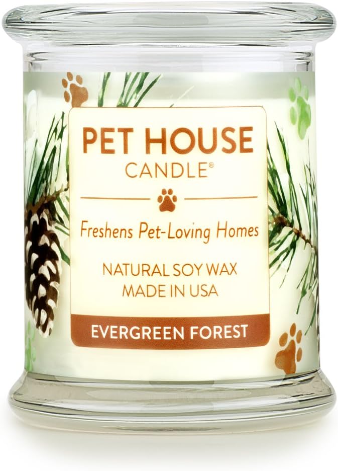 Pet House Candle in 15 Fragrances All Natural Soy Wax Candle and Pet