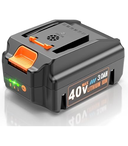 Powilling 40V 3.5Ah Lithium Battery & Charger For Worx WA3580 WG180 WG280 WG380 WG580
