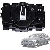 Magimaker Headlight Switch Assembly Base Version 61316932796 61319169404 Compatible with BMW 1 3 X1 Series E81 E82 E87 E88 E90 E91 E92 E93 E84 Headlight Control Switch