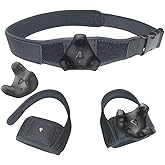 Jadery VR Tracker Straps Waist+Feets 3 in1(New Model for 2024), for Vive Tracker, Ultimate Tracker, Tundra Tracker �CFull Body