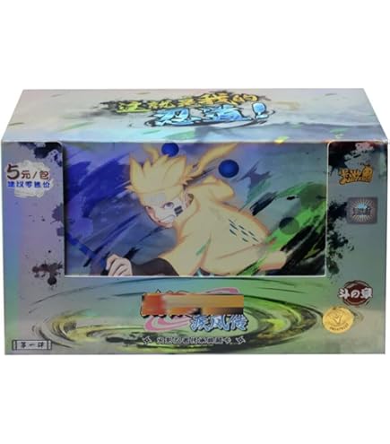 naruto booster box cards Naruto TCG Special Box Naruto and Sasuke First Print main image 1