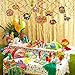 Unomor 35PCS Cinco De Mayo Decorations, Hanging Swirl Foil Decor for Mexican Fiesta Party Supplies, Fiesta Decorations, Mexican Sombrero Taco Party Décor, Dia De Muertos.