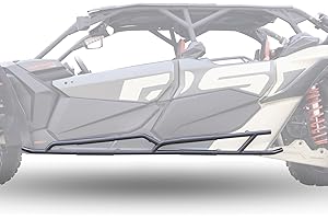 KIWI MASTER Nerf Bars Rock Sliders for 2017-2026 Can-Am Maverick X3 Max Accessories Steel Side Step Tree Kickers