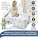 Memory Foam Orthopedic Pain Relief Knee Pillow by Lunavy Side Sleeper Pillow Best for Knee, Leg, Back and Spine Aligment CertiPUR-US Certified,(9.3 x 7.8 x 6.3 inches) White