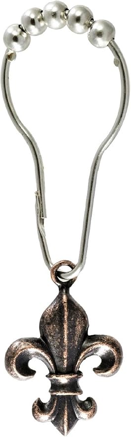 Amazon Com Sa170brz Fleur De Lis Shower Curtain Hook Add On Oil