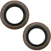 TRQ Rear Wheel Seal Driver &amp; Passenger Side | For Buick Cadillac Chevrolet Chrysler Dodge Ford GMC Isuzu Jeep Lincoln Mazda Mitsubishi Oldsmobile Plymouth Pontiac Ram