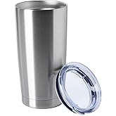 HASLE OUTFITTERS 20oz Tumblers Bulk Stainless Steel Cups with Lid Double Wall Vacuum Insulated Coffee Mugs for Cold & Hot Drinks Pack