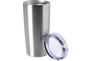 HASLE OUTFITTERS 20oz Tumblers Stainless Steel Mugs with Lid Double Wall Vacuum Insulated Coffee Cups for Cold & Hot Drinks (