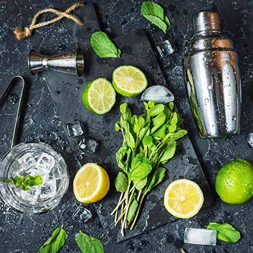 NXYJD Cocktail Shaker Set, 12-teiliges Bartender-Kit Bar-Tool mit Balkenzubehör, Edelstahl Martini-Mischer, Getränk… – Bild 4