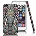 iPhone 7 Plus Case,iPhone 8 Plus Case,Clouds Luminous Luxury Fashion Cool Cute Elephant Tribe Animal Matte TPU Rubber Durable Protective Case Cover for Apple iPhone 7/8 Plus,5.5Inch-Colorful Elephant