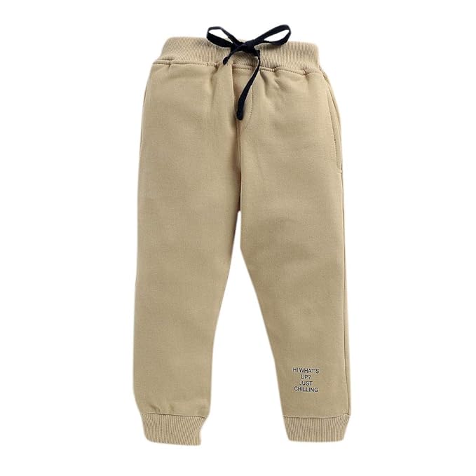 baby khaki joggers