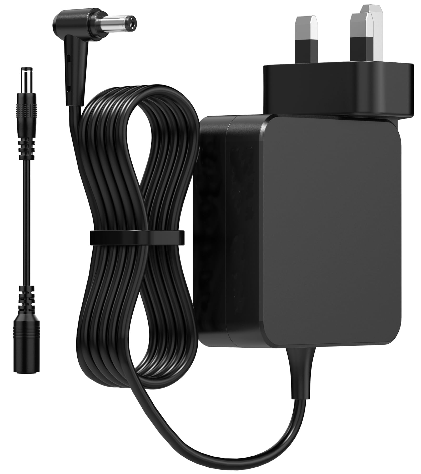 45W Laptop Charger for ASUS, 19V 2.37A AC Power Adapter with 4.0 x 1.35mm Tip & 5.5 x 2.5mm Adapter Cable, UK 3-Pin Plug, Compatible with ASUS VivoBook 14 15 S14 S15 & ZenBook 13 14 Laptops