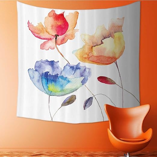 Nalahomeqq Tapiz Floral Personalizado Por Romantic Boho Estilo