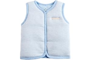 Monvecle Baby Cotton Warm Vests Unisex Infant to Toddler Padded Waistcoat