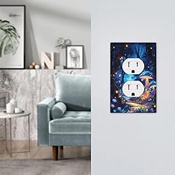 Tewujay Decorative Outlet Cover 1 Gang Mushroom