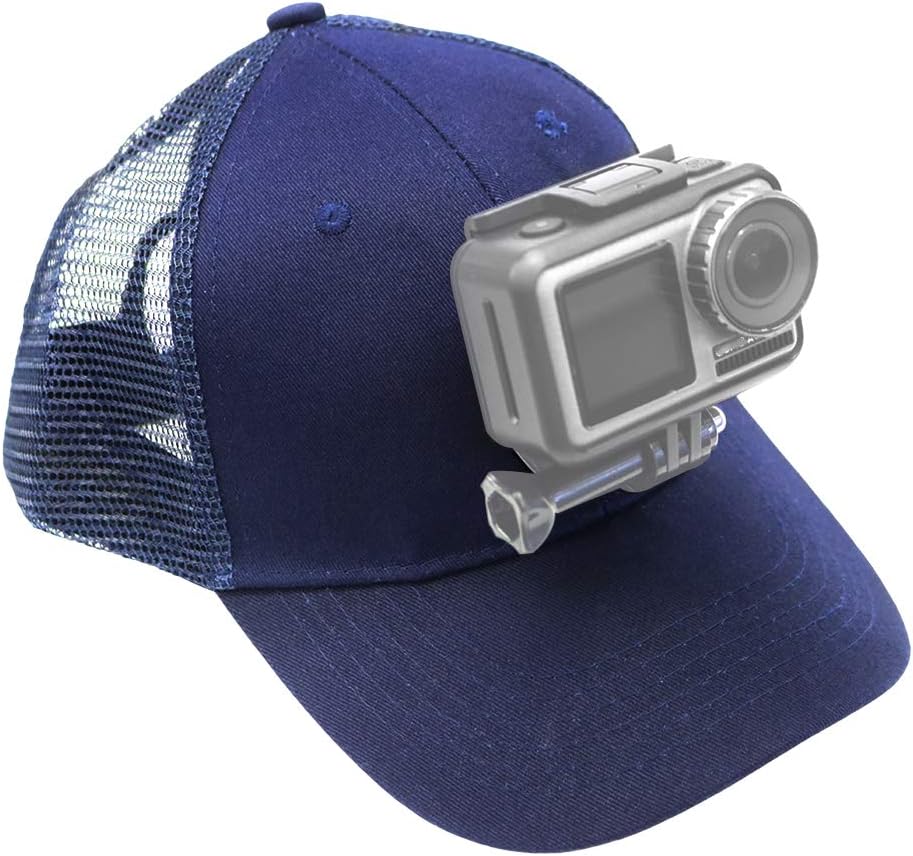 Sports Camera Hat,Portable Nylon Lightweight Sports Camera