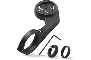 CooSpo Bike Computer Mount, Out-Front Bike Computer Mount Compatible with Garmin,Wahoo,XOSS Bike Computer, Out Front Bracket Plastic Bike Computer Mount Adapter Base