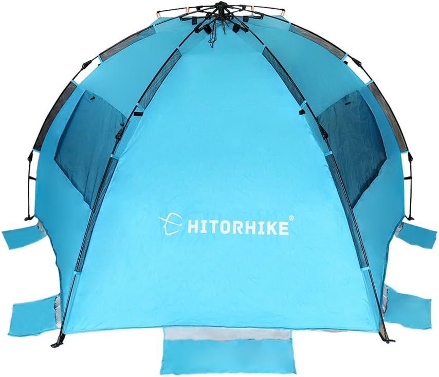 HITORHIKE EasyUp Beach Tent Sun Shelter Camping Festival Fishing Beach Tent XL