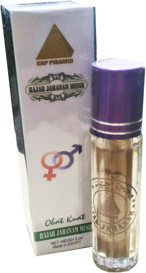 1 Bottle of Hajar Jahanam Black Stone Oil for Long Ejaculation Delay + 1 Bottle of Samsu Sex Oil