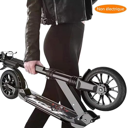 Klapproller Erwachsene Crivit Big Wheel Scooter - Klappbarer City Roller Mit XXL Rädern Für Ultimativen Fahrspaß Scooter Mit Federung