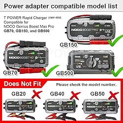 T POWER Fast Qiuck Charger for NOCO GB70, GB150