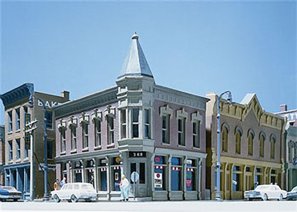 Best N Scale Corner Turret Building