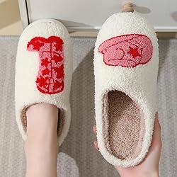 dubuto Smile Face Slippers for Girls Boys, Cute