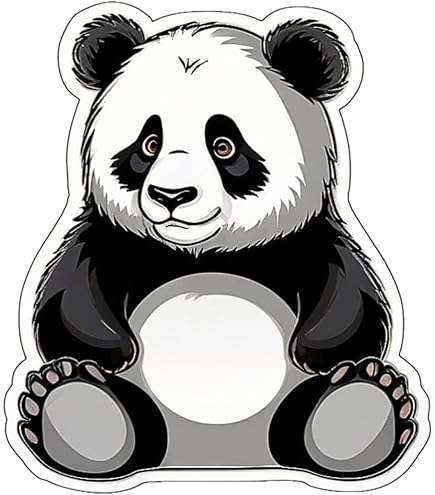 Sticker Vintage Trudi Panda Peluches – Italien, Années 80, Original