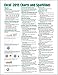 Microsoft Excel 2013 Charts & Sparklines Quick Reference Guide (Cheat Sheet of Instructions, Tips & Shortcuts - Laminated Card)