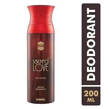 Ajmal Sacred Love Perfume Deodorant 200ml for Women