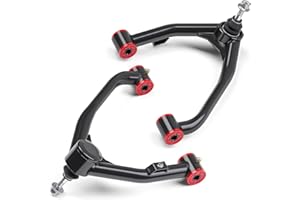 SUCOSO 2-4" Lift Upper Control Arms for 07–18 Chevy Silverado 1500/GMC Sierra 1500 6 Lug, Chassis & Suspension Control Arm Kit with Ball Joints Fits Tahoe/Yukon/Suburban 1500, Replaces OE Stamped Steel Arms