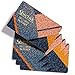 Quctak RFID Blocking Cards (4 Pack), Premium Contactless NFC Debit Credit Card Passport Protector Blocker Set for Men & Women, Smart Slim Design Perfectly fits in Wallet/Purse (Gold)