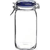 Bormioli Rocco Fido Jar - 1.5 Liter (50.75 oz.) - Blue Lid