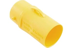 Zodiac R0697100 Plastic Hose Adaptor for Manual Swimming Pool Vacuum Cleaner Head, Yellow, Accessory Only