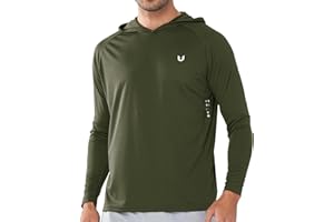 NORTHYARD Men's UPF 50+ Hoodie Shirts Long Sleeve Sun Protection Fishing Swim Lightweight UV SPF Running Rash Guard Quick Dry