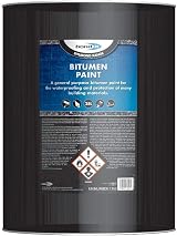 Bond It Bitumen Paint 1 Litre Black Waterproofing Concrete Steel Wood Asphalt view 4
