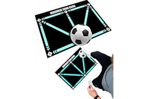 HOTCOS football footstep training mat,soccer training mat,sport mat-Silent anti-skid shock absorption training mat,Football doormat corner field training mat,Training pace ball handler equipment