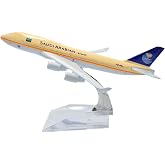TANG DYNASTY(TM) 1:400 16cm B-747 Saudi Arabian Airlines Metal Airplane Model Plane Toy Plane Model