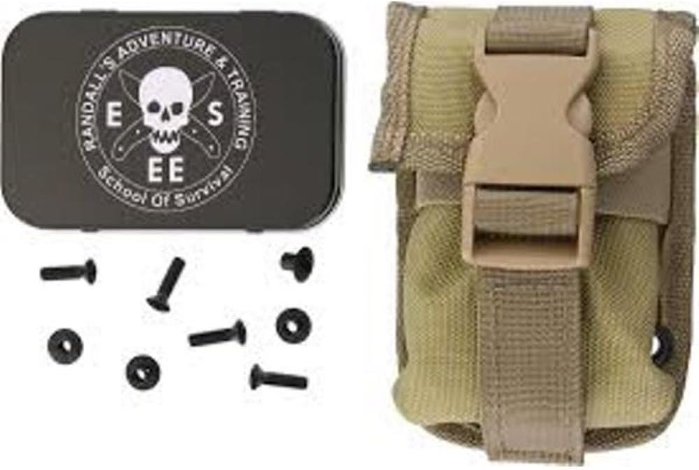 ESEE, Outdoor Tool, Accessory Pouch Khaki, Black, Survival Kit, Sheath, Multi-Colour, Normal, Multi-coloured