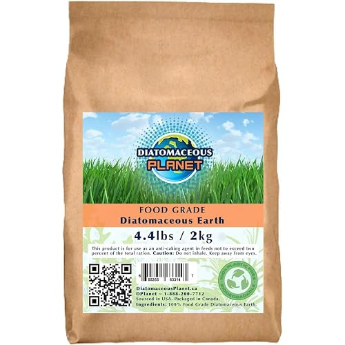Diatomaceous Planet a Proudly Canadian Company, 2 KG / 4.4 LB All Natural, Organic Food Grade Powder, Enriched Fossil Powder by Diatomaceous Planet
