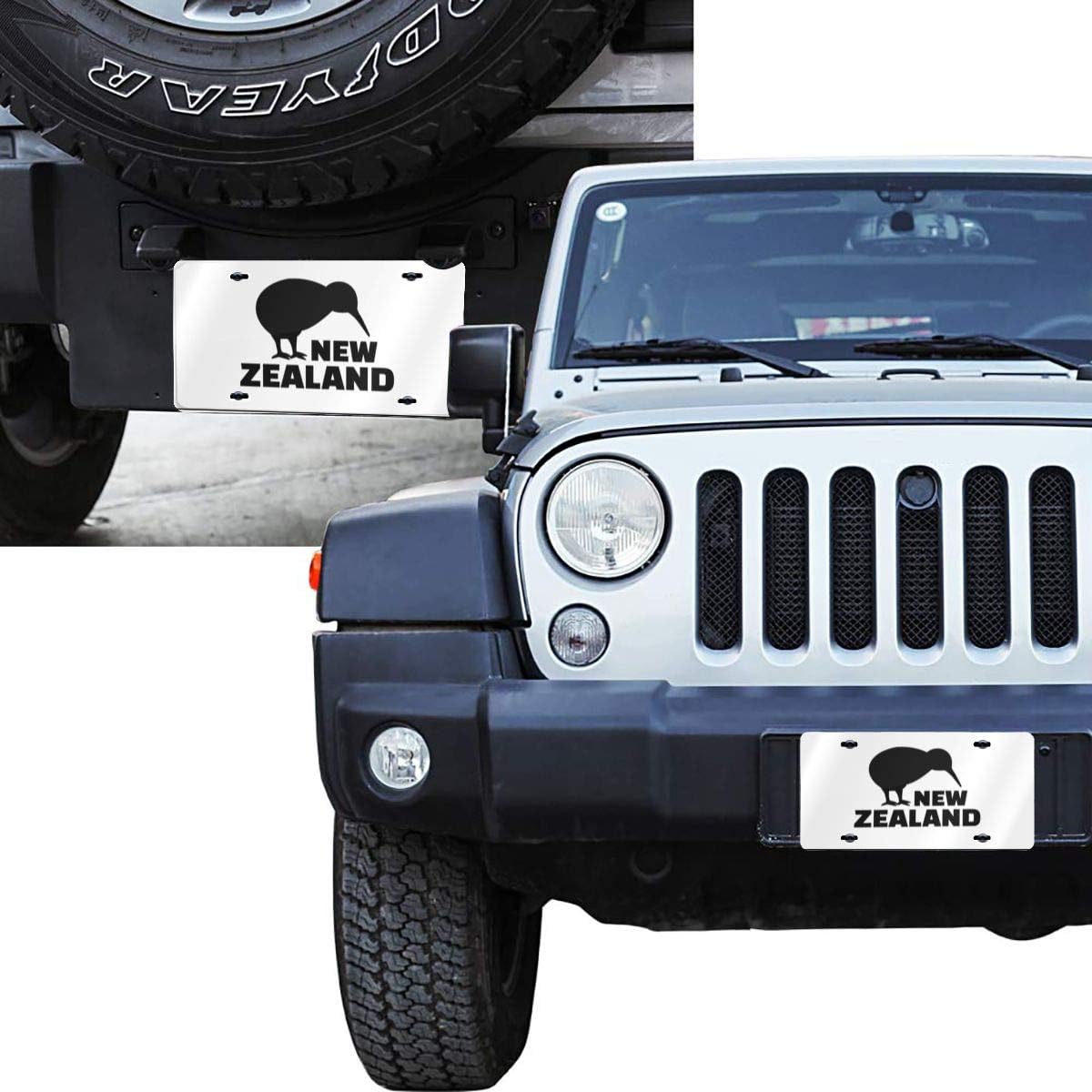 New Zealand Kiwi Slouchy Personalized Custom Novelty Sign Tag Aluminum