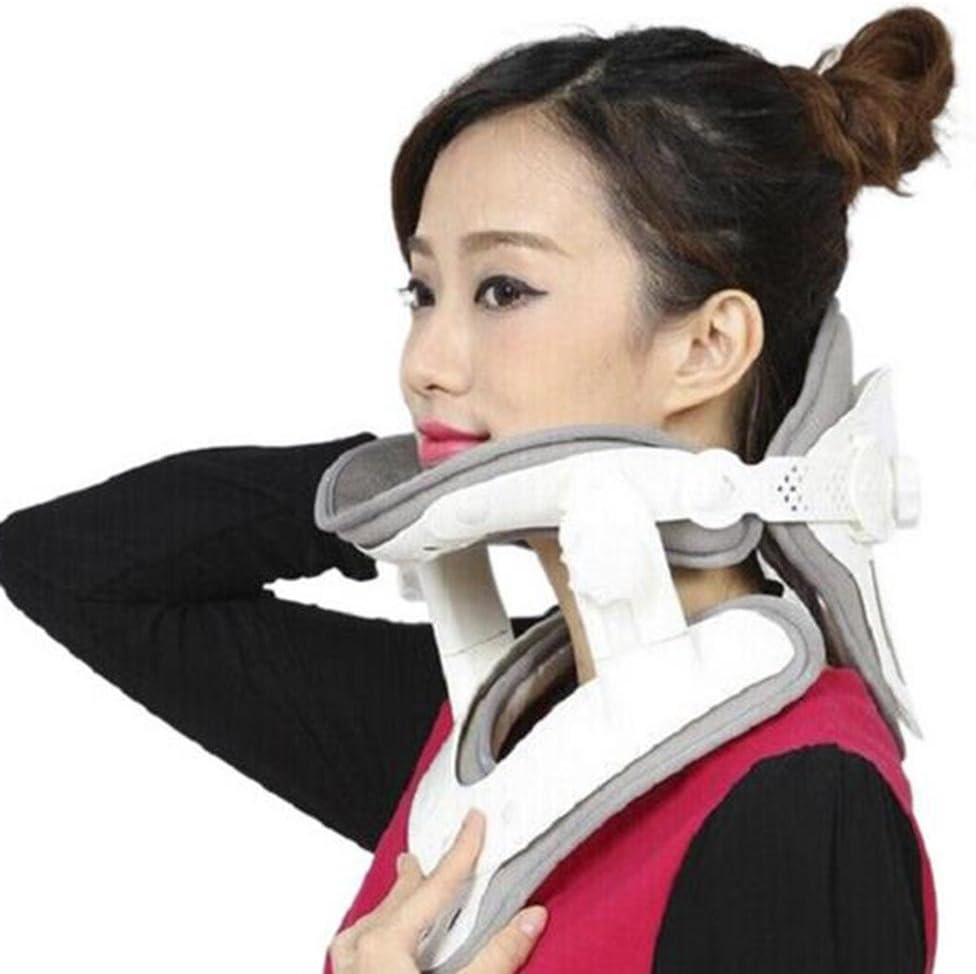 Cervical Support Neck Traction , Adjustable Neck Cervical Spine Collar Support Postoperative Fixation Stent