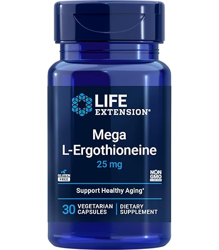 ergothioneine and glutathione life extension Essential Youth L-Ergothioneine – Promotes Longevity & Healthy Aging – Gluten-Free – Non-GMO – Vegetarian – 5 mg – 30 Vegetarian Capsules : Everything Else Essential Youth L-Ergothioneine, 5 mg,