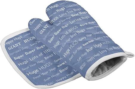 Guantes para horno y agarraderas, conjunto de guantes y agarraderas