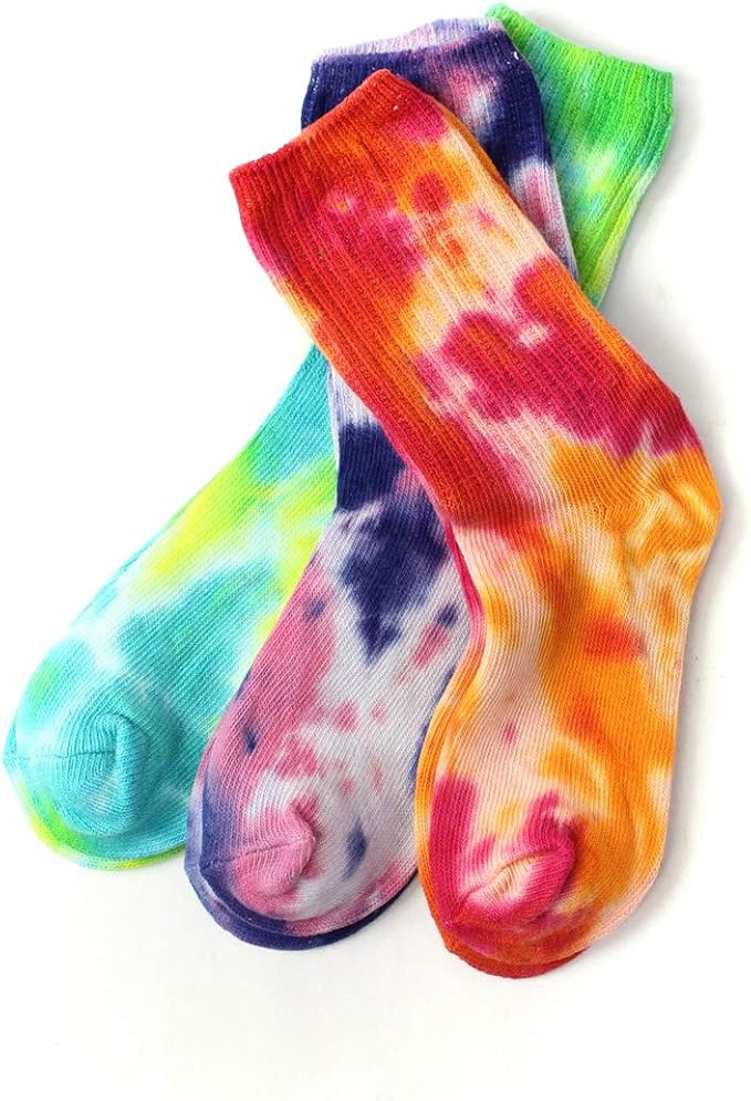 Amazon タイダイ 靴下 レディース セット ソックス 3pソックス タイダイ柄 3color 22 25cm 靴下 通販