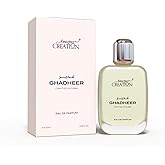 Amazing Creation Ghadheer Eau De Parfum, Citrus Aquatic Fragrance, Unisex, 3.4 FL OZ/100ml