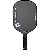 Gearbox G20 Pickleball Paddle – 20mm Honeycomb Core, Raw Carbon Fiber Surface, One-Piece Molded Construction – Control, Spin & Power – Lightweight 8.0 oz Paddle for All Skill Levels